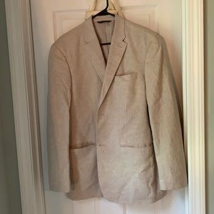 Perry Ellis blazer XL, khaki/tan